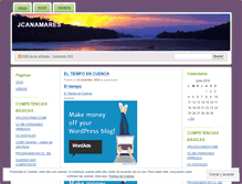 Tablet Screenshot of jcanamares.wordpress.com