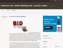 Tablet Screenshot of dealcentscam.wordpress.com