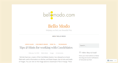 Desktop Screenshot of bellomodo.wordpress.com