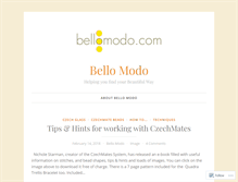 Tablet Screenshot of bellomodo.wordpress.com