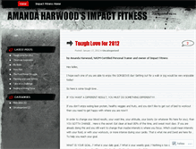 Tablet Screenshot of amandaharwoodfitness.wordpress.com