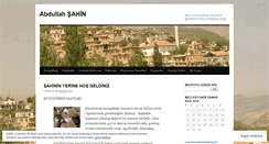 Desktop Screenshot of abdullahsahin.wordpress.com