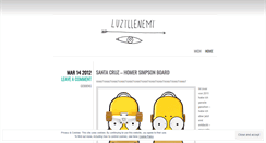 Desktop Screenshot of luzillenemi.wordpress.com