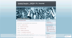 Desktop Screenshot of handebolunopar.wordpress.com