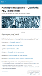 Mobile Screenshot of handebolunopar.wordpress.com
