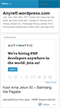 Mobile Screenshot of anyreff.wordpress.com