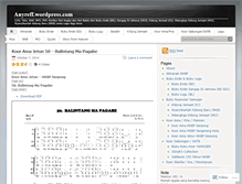Tablet Screenshot of anyreff.wordpress.com