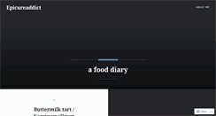 Desktop Screenshot of epicureaddict.wordpress.com