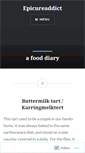 Mobile Screenshot of epicureaddict.wordpress.com