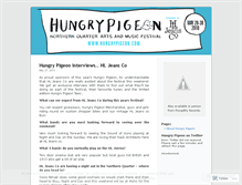 Tablet Screenshot of hungrypigeon.wordpress.com