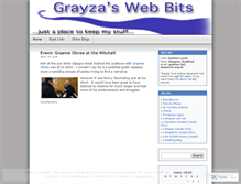 Tablet Screenshot of grayza.wordpress.com