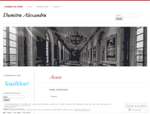 Tablet Screenshot of dumitrualexandru.wordpress.com