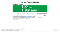 Desktop Screenshot of lifeandfitnessmag.wordpress.com