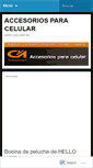 Mobile Screenshot of accesoriosparacelular.wordpress.com