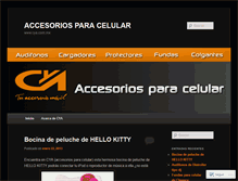 Tablet Screenshot of accesoriosparacelular.wordpress.com