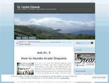 Tablet Screenshot of drcarolynedwards.wordpress.com