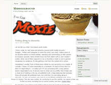 Tablet Screenshot of moxey.wordpress.com