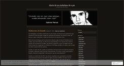 Desktop Screenshot of diariodeunciudadanodeapie.wordpress.com