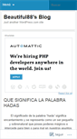 Mobile Screenshot of beautiful88.wordpress.com