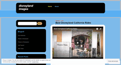 Desktop Screenshot of disneylandimages.wordpress.com
