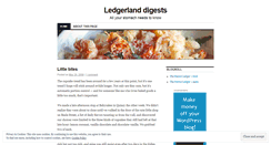 Desktop Screenshot of ledgerfood.wordpress.com