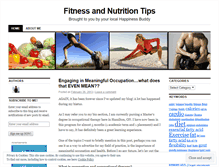 Tablet Screenshot of myhappinessbuddy.wordpress.com