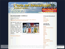 Tablet Screenshot of isoladeidelocalizzati.wordpress.com