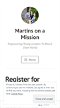 Mobile Screenshot of martinsonamission.wordpress.com