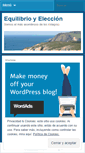 Mobile Screenshot of equilibrioyeleccion.wordpress.com