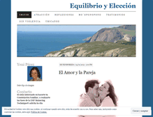 Tablet Screenshot of equilibrioyeleccion.wordpress.com