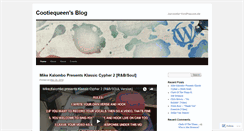 Desktop Screenshot of cootiequeen.wordpress.com