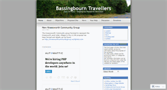 Desktop Screenshot of bassingbourntravellers.wordpress.com