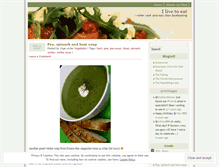Tablet Screenshot of liveeat.wordpress.com