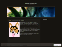 Tablet Screenshot of elementgraphics.wordpress.com