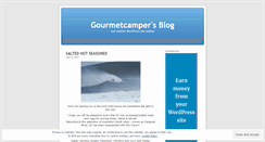 Desktop Screenshot of gourmetcamper.wordpress.com