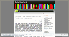 Desktop Screenshot of digitalmedialand.wordpress.com