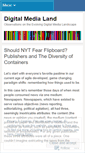 Mobile Screenshot of digitalmedialand.wordpress.com