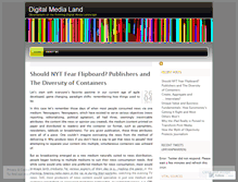 Tablet Screenshot of digitalmedialand.wordpress.com