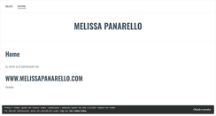 Desktop Screenshot of melissapanarello.wordpress.com