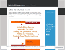 Tablet Screenshot of latino3rdsaturdays.wordpress.com