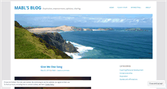 Desktop Screenshot of mablsharing.wordpress.com