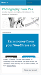 Mobile Screenshot of photogfauxpas.wordpress.com