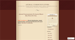 Desktop Screenshot of animalcommunicators.wordpress.com