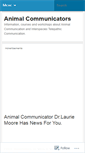 Mobile Screenshot of animalcommunicators.wordpress.com