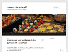 Tablet Screenshot of cursoscolombiana27.wordpress.com