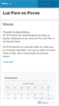 Mobile Screenshot of luzparaospovos.wordpress.com