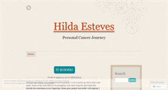 Desktop Screenshot of hildaesteves.wordpress.com