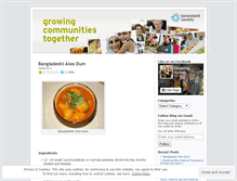 Tablet Screenshot of growingcommunitiestogether.wordpress.com