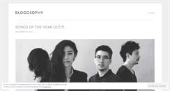 Desktop Screenshot of blogosophy.wordpress.com