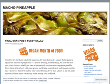 Tablet Screenshot of machopineapple.wordpress.com